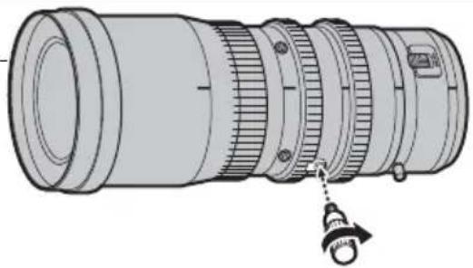 FUJIFILM MKX1855mmT2.9 - E X Instalación de la palanca del zoom - 1