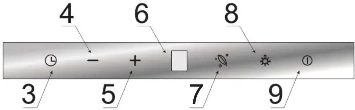 AMICA OKP6654IWS - Sterowanie okapem - 1