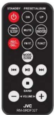 JVC RDF327B - INSTALLATION DE LA PILE - 1