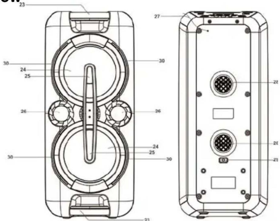 JVC XSF527B - Front and Back view - 1