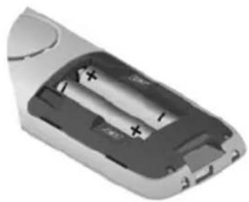 GIGASET E380A Care - Insertion des batteries - 2