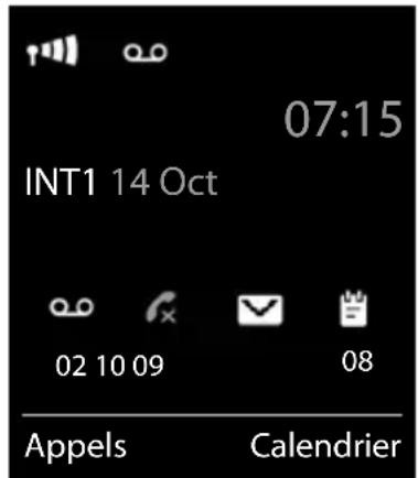 GIGASET E380A Care - Listes de messages - 1