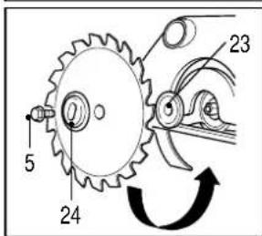BLACK & DECKER 374456N - CHANGING THE BLADE - 2