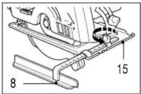 BLACK & DECKER 374456N - MODO DE AJUSTAR LA GUIA PARALELA - 1