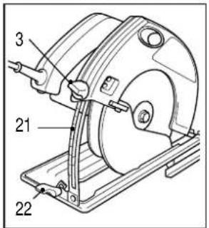 BLACK & DECKER 374456N - FIJAR EL AJUSTE DE PROFUNDIDAD DE CORTE - 1