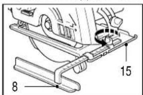 BLACK & DECKER 374456N - Réglage du GUIDE parallele - 1
