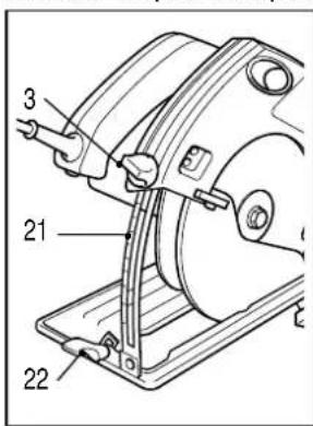 BLACK & DECKER 374456N - IMPOSTAZIONE PROFONDITA DI TAGLIO - 1