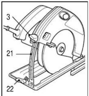 BLACK & DECKER 374456N - SCHNITTIEFENEINSTELLUNG - 1