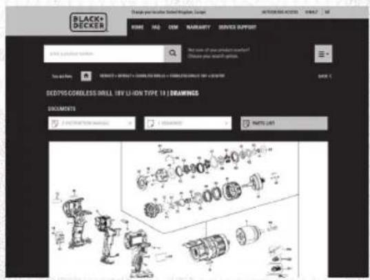 BLACK & DECKER KFBEG125 - HOpMaun no aBtOpn3OBaHHbIM cepBnCHbIM ueHpaM: - 2
