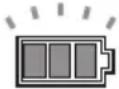 MAKITA DUB362PG2 - Remaining battery capacity indication (Fig. 2) - 1