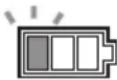 MAKITA DUB362PG2 - Indicazione della capacità restante della batteria (Fig. 2) - 4