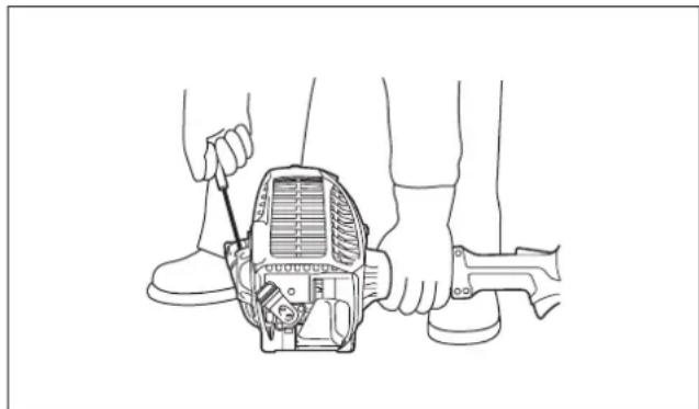 MAKITA 1967520 - Starten des Motors - 1