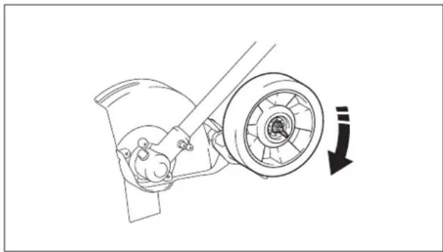 MAKITA 1967520 - Adjusting the blade depth - 1