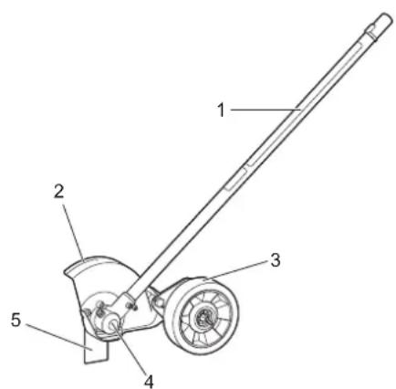 MAKITA 1967520 - Beschreibung der Teile - 1
