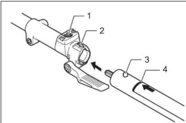 MAKITA 1993397 - Montar o tubo de fixação - 2