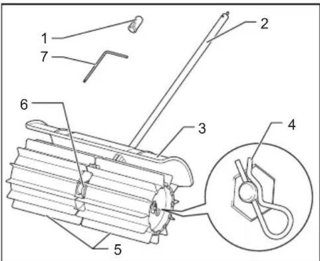 MAKITA 1993397 - Outil Balai Racleur - 1