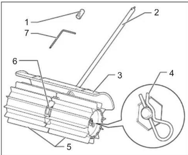 MAKITA 1993397 - Kehrwalzenaufsatz - 1