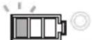 MAKITA DSC251ZK - ▶ Fig.9: 1. Accu-indicator - 3
