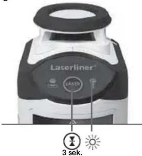 Laserliner SmartLine Laser 360 - EkStraudstyr: Arbejdet med lasermodtageren RX - 1