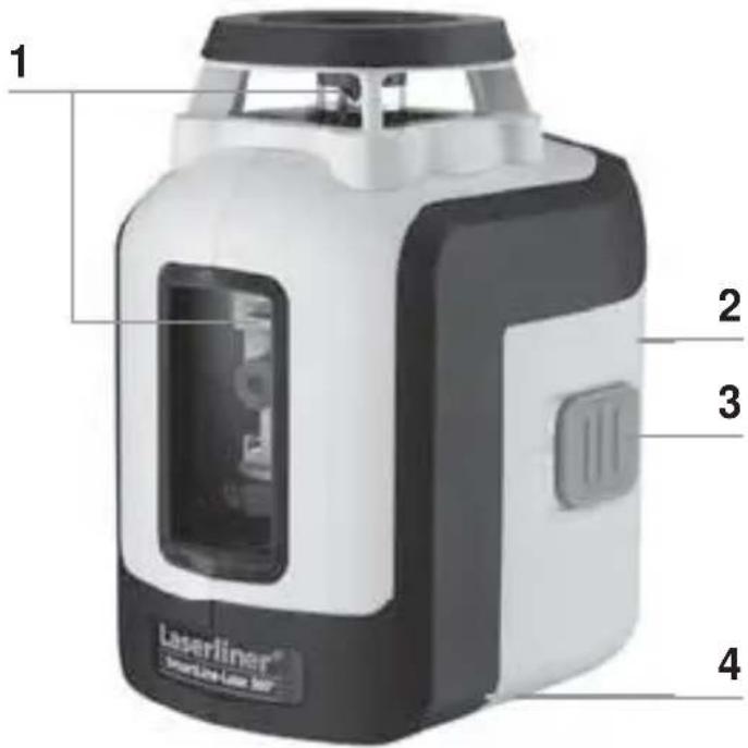 Laserliner SmartLine Laser 360 - Applicazione delle pile - 2