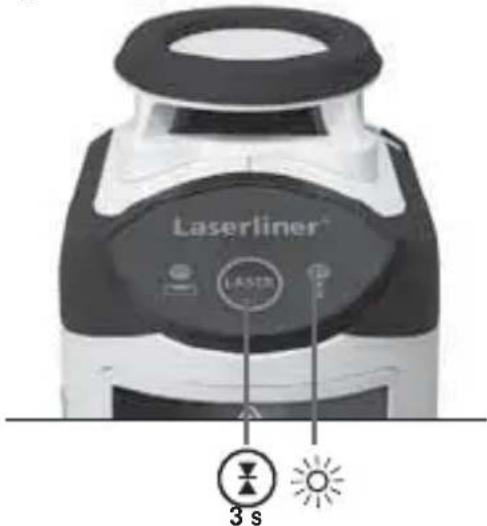 Laserliner SmartLine Laser 360 - En option : Fonctionnement avec le récepteur de laser RX - 1