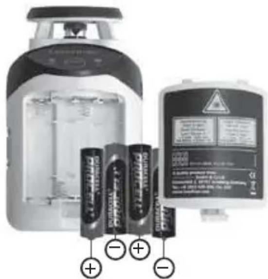 Laserliner SmartLine Laser 360 - Zakladanie baterii - 1