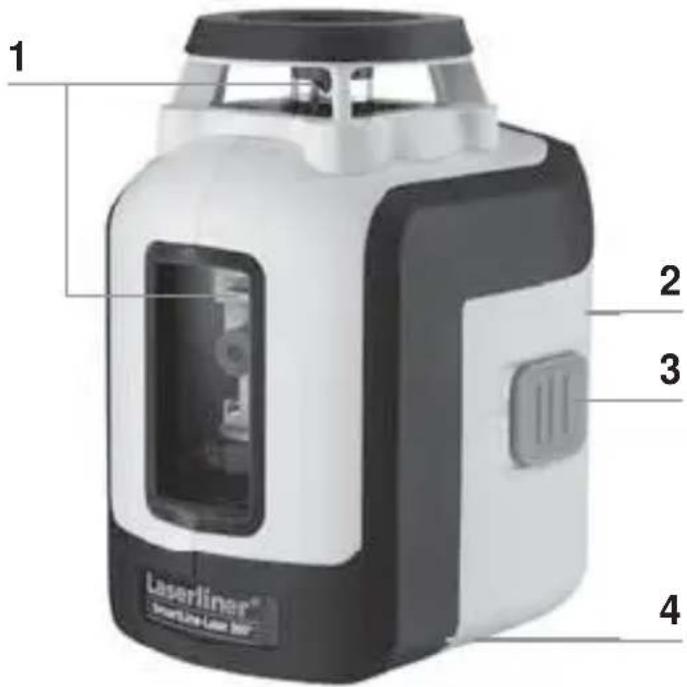 Laserliner SmartLine Laser 360 - Batterijplaatsen - 2