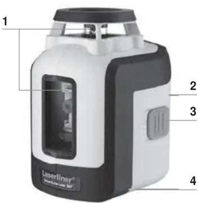 Laserliner SmartLine Laser 360 - ldékite baterija - 2