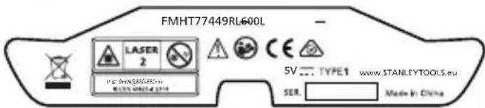 STANLEY Fatmax FMHT77446 - FIGYELMEZTETES: - 2