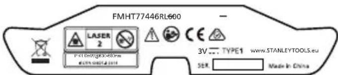 STANLEY Fatmax FMHT77446 - FIGYELMEZTETES: - 1