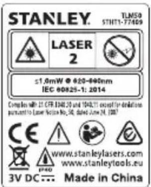 STANLEY TLM50 - HOIATUS: - 1