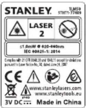 STANLEY TLM50 - ADVARSEL: - 1