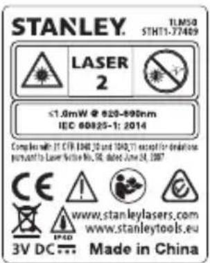 STANLEY TLM50 - ADVARSEL: - 1