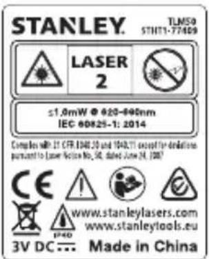 STANLEY TLM50 - UYARI: - 1