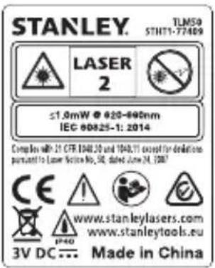 STANLEY TLM50 - ADVERTENCIA: - 1