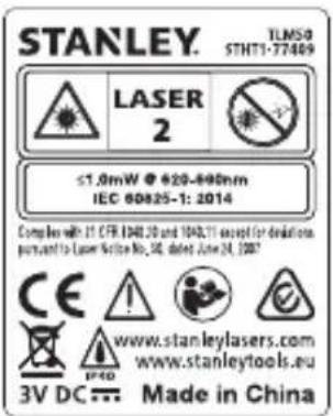 STANLEY TLM50 - ОСТОРОЖНО: - 1