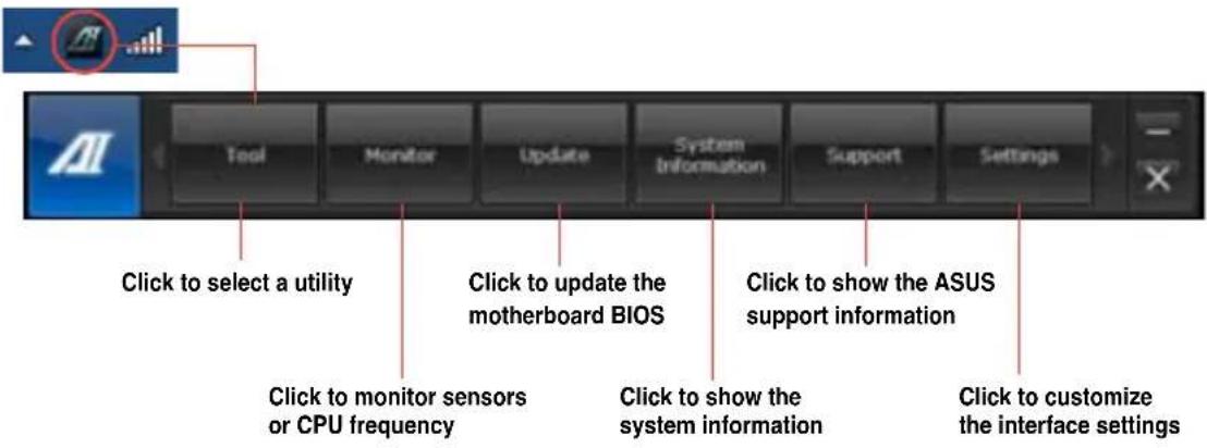 ASUS BM6635 - Using AI Suite II - 1