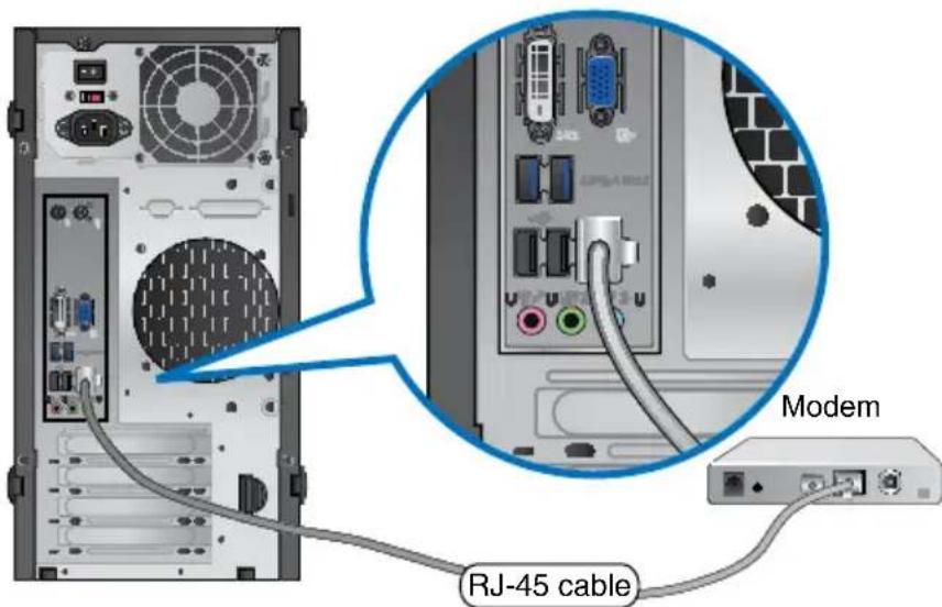 ASUS BM6635 - Connexion via un modem câble/adsl - 3