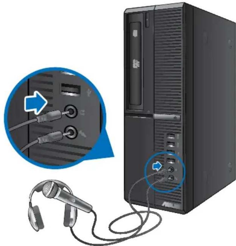 ASUS BM6635 - Connecting Headphone and Mic - 3