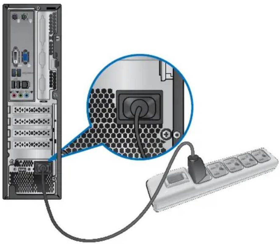 ASUS BM6635 - Connecting the power cord - 3