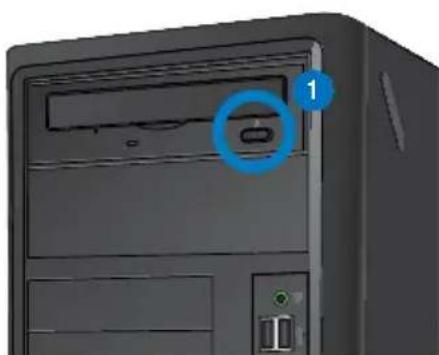 ASUS BM6635 - Using the optical drive (on selected models only) - 1