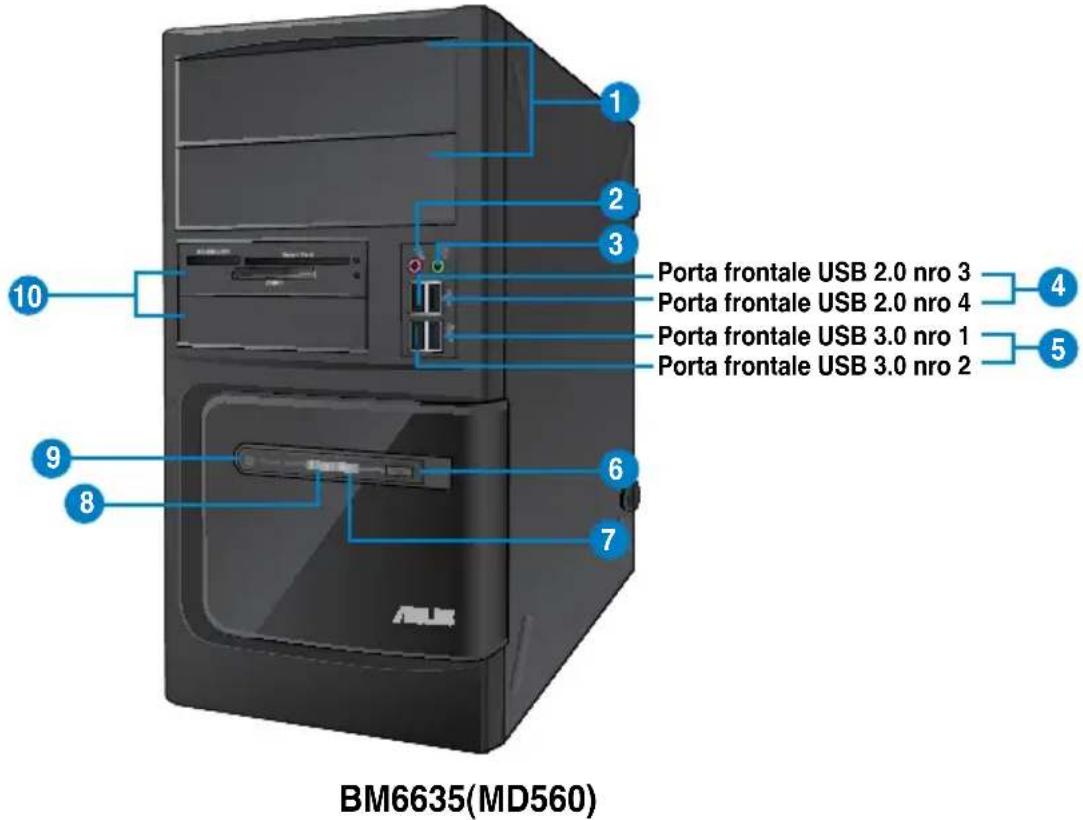ASUS BM6635 - Pannello frontale - 1