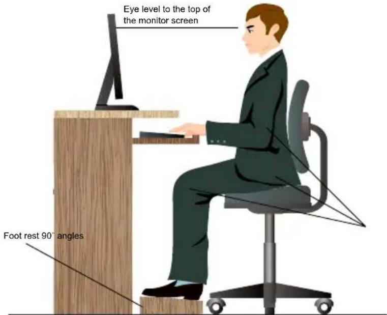 ASUS BM6635 - Proper posture when using your Desktop PC - 1