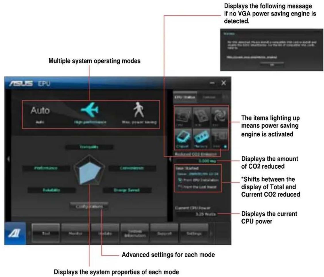 ASUS BM6635 - To launch EPU: - 1