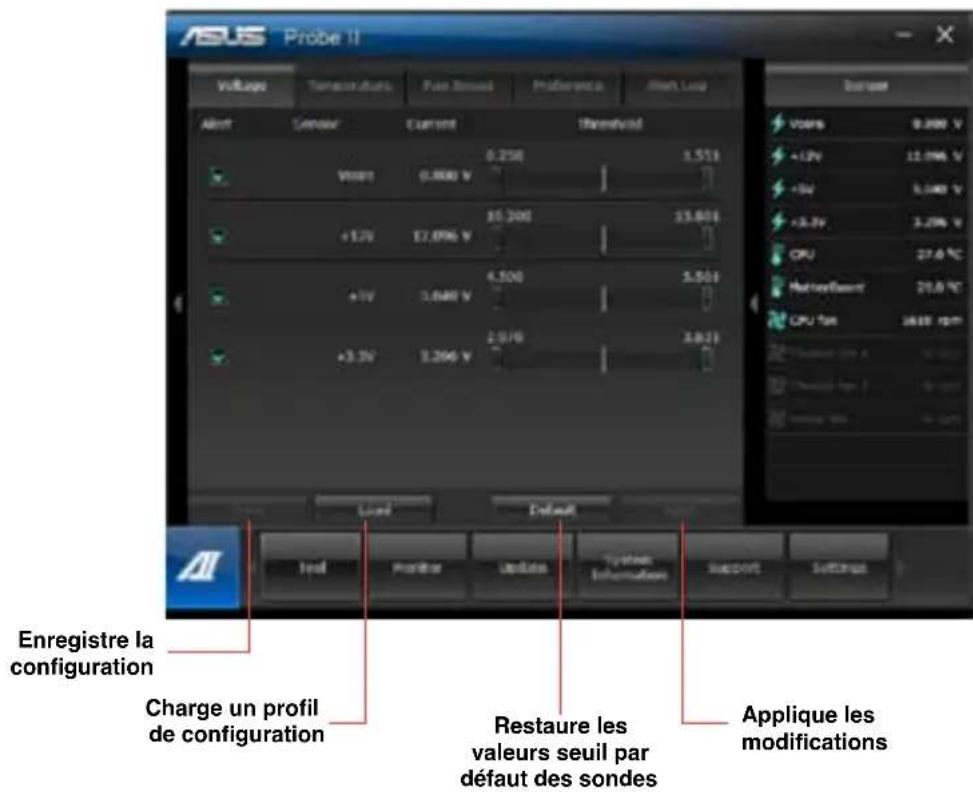 ASUS BM6635 - Pour configurer probe II : - 1