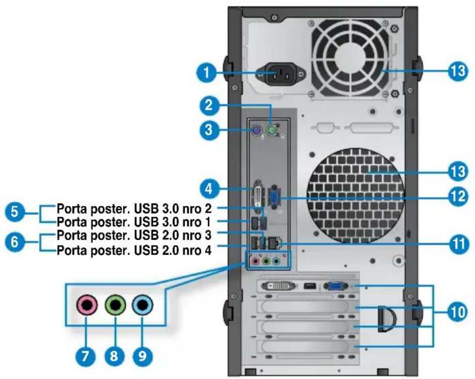 ASUS BM6635 - Pannello posteriore - 1