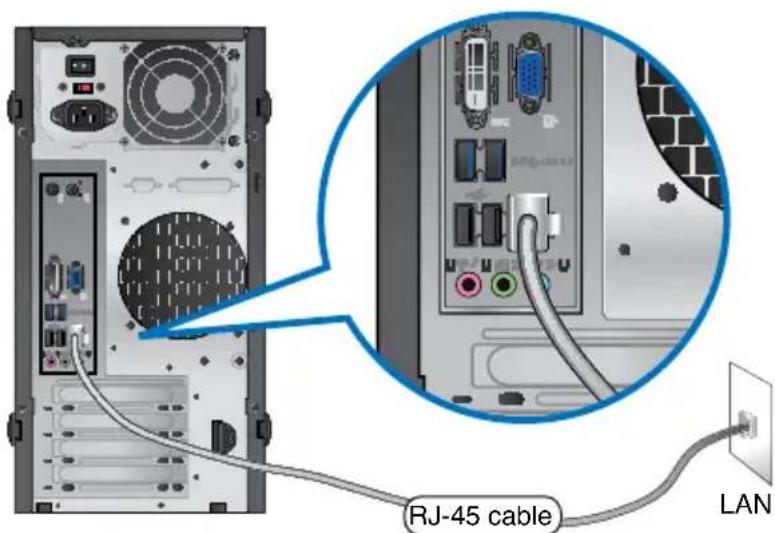 ASUS BM6635 - Pour vous connecter à un réseau local : - 2