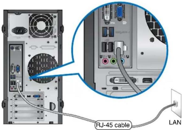 ASUS BM6635 - Pour vous connecter à un réseau local : - 1