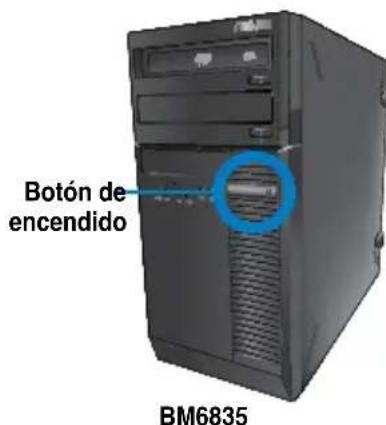 ASUS BM6635 - Para encender el equipo: - 2