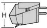 TECHNICS EAHF70N - Adjust the height with the arm-height control ring. - 1